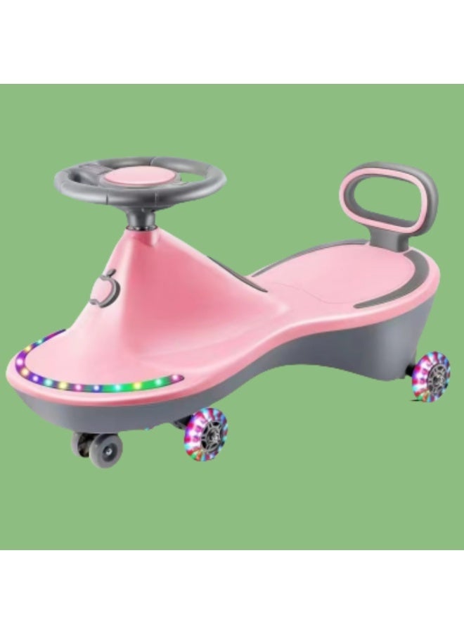 CellElection Music & Light Wiggle Swing Ride for Kids – Pink Plasma Car – No Pedals, No Batteries - Image 5